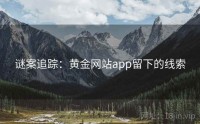 谜案追踪：黄金网站app留下的线索