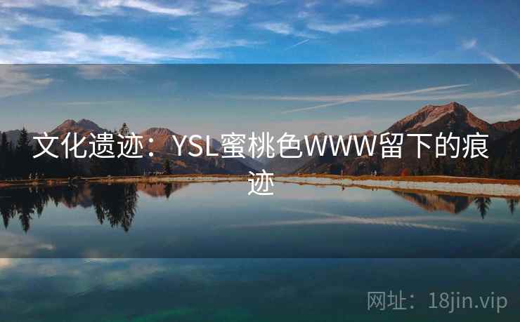 文化遗迹：YSL蜜桃色WWW留下的痕迹