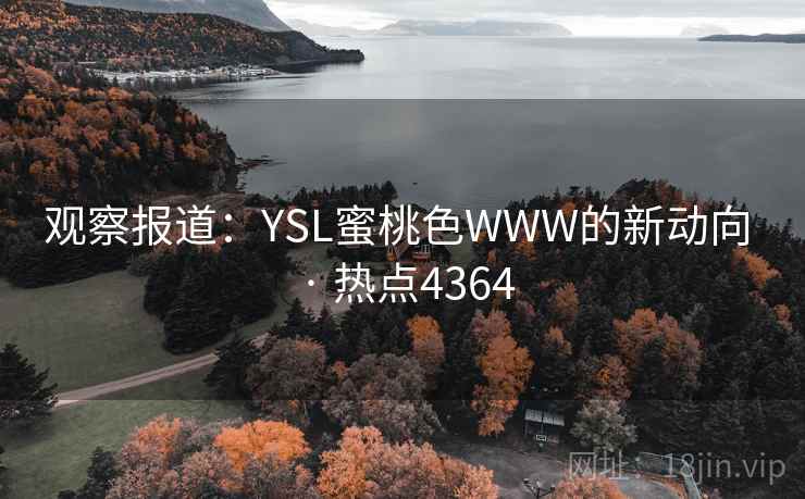 观察报道:YSL蜜桃色WWW的新动向 · 热点4364 观察报道:YSL蜜桃色WWW的新动向 · 热点4364